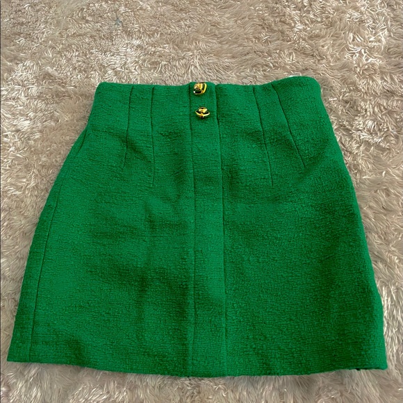 Zara green skirt - Picture 1 of 2